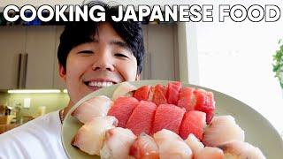 Cooking & Eating Japanese Food for 24 Hours