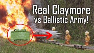 Claymore DESTRUCTION in Super Slow Mo! - Ballistic High-Speed