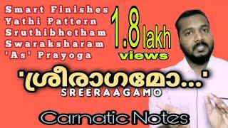 Sreeraagamo | Carnatic Notes | Tutorial | Raga Mentor