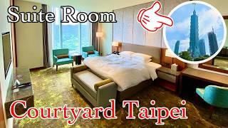 Stayed in Suite of 5-Star Courtyard Taipei Hotel in Taipei, Taiwan Lounge & Breakfast Review