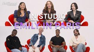 'Emily in Paris' Cast Spill the Tea on Season 5, Fave TV Love Triangles & More