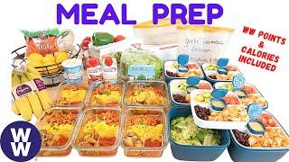 MEAL PREP | BREAKFAST TACO SCRAMBLE | CHOPPED CHICKEN TACO SALAD | WEIGHT WATCHERS POINTS & CALORIES