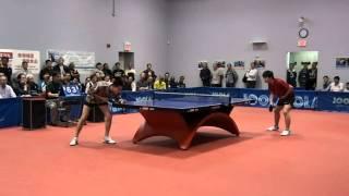 Shandong - Canada Table tennis friendly match 2012 Chen Hongtao vs Li Xing Chang 1