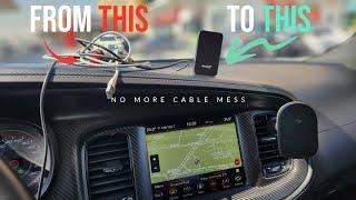 Transform Your Cable CarPlay into a WiFi with this simple plug and play device #carplay #carkit