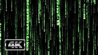 Green Matrix Code Rain 3D - 1 Hour Matrix Theme TV Screensaver and Live Wallpaper 4K