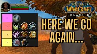 A Realistic FRESH Tier List | WoW Classic