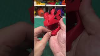 3D Printed Dragon Suit Guy  #3dprinting #satisfying #asmr #lego #toys #dragon #funny