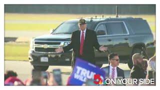 Donald Trump rally Sunday in Kinston, North Carolina