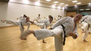 Karate training at x50