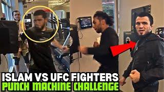 Islam Makhachev Hardest Punch Challenge With UFC Fighters (FULL VIDEO)