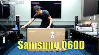 Samsung Q60D QLED 2024 Unboxing, Setup and 4K 60fps Demos