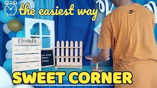 Simplest Sweet Corner Set-up | Sweet Corner Ideas for Party