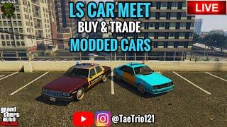 LS CAR MEET BUY MODDED CARS GTA5 ONLINE *PS5* JOIN UP - TaeTrio121 NEW DLC CARS!!