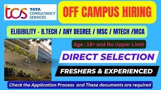 TCS Bulk Hiring 2025: OFF Campus Placements - Every one above age 18 should Apply