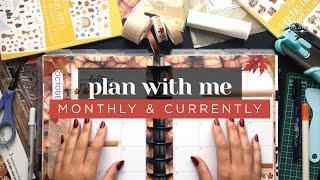 OCTOBER PLAN WITH ME :: Memory A Day & Currently Page Monthly Setup in a Classic Happy Planner