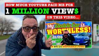 HOW MUCH YouTube PAID me for this VIDEO with OVER 1 MILLION VIEWS!