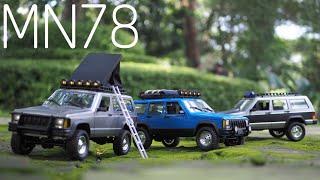 RACUN!! MN78 Mini scale Adventure RC Expedition with Different Concept each other | jeep cherokee xj