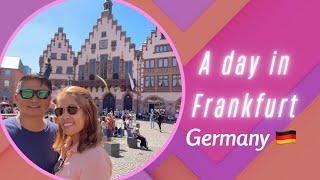 A day in Frankfurt, Germany - Visiting the Romerberg