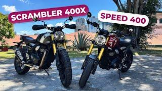 SPEED 400 X SCRAMBLER 400X da TRIUMPH: As principais diferenças | por Day Miguel ︎