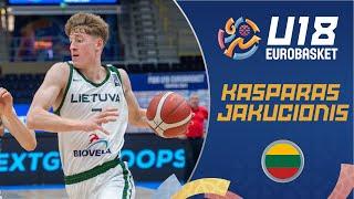 Kasparas Jakucionis  | Player Highlights | FIBA U18 EuroBasket 2024