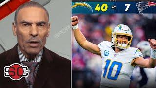 "J. Herbert is BEST QB in NFL" - Herm Edwards on Chargers crush Patriots 40-7 to clinch playoff spot