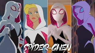 Evolution of Spider-Gwen (Ghost-Spider) in cartoons (60fps)