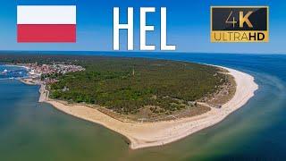 Hel - Półwysep Helski - Polska  - Baltic Sea - DRONE 4K ️