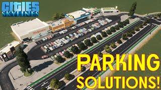 Parking In Cities! Big Parking Lots, Parking Lot Roads, and Vanilla Parking