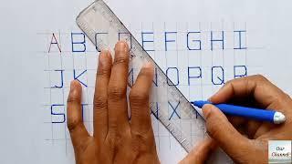 Free Hand Lettering - Alphabets| Vertical Lettering | Engineering Drawing