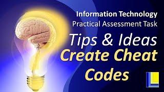 IT PAT Tips and Hints | Create Cheat Codes