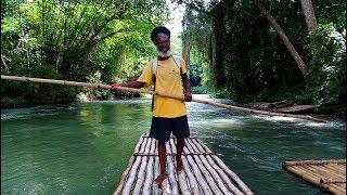 Martha Brae River Rafting Jamaica Bamboo Rafting Falmouth by Rafters Village Martha Brae Jamaika 4k