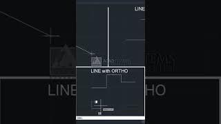 Learn AutoCAD in Minutes for FREE - Line with Ortho (Part 4)