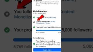 Facebook content monetization policy | content monetization policies facebook problem | #facts