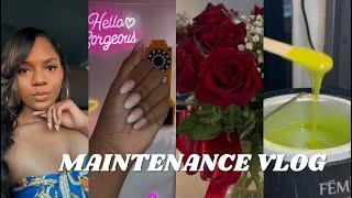 Realistic Maintenance Vlog | Hair, Nails, Wax & More | Dallas,Texas￼