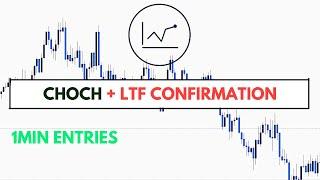 Trading CHoCH with LTF confirmations for SNIPER ENTRIES [SMART MONEY CONCEPTS]