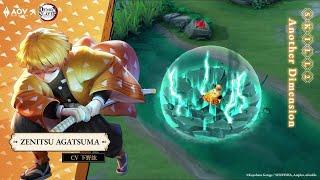 Zenitsu Agatsuma Skin Spotlight - Garena AOV (Arena of Valor)