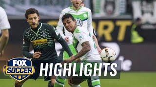 VfL Wolfsburg vs. Monchengladbach | 2015–16 Bundesliga Highlights