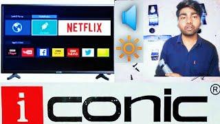 How to set IConic Led TV Briteness and sound | I conic Led TV ki Briteness or sound kese set kare