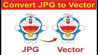 Convert JPG File To Vector In CorelDraw | Bas 1 Click Me