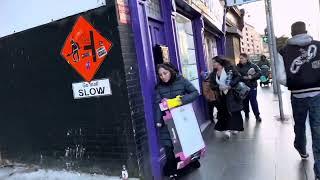 Dublin! ‘Local’Women smiles at the ATM #dublin #live #viral #tiktok #ireland #shorts