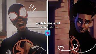 watch me edit / video star