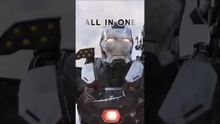 ALL IN ONE WAR MACHINE & JAMES RHODES #warmachine #ironman #marvel