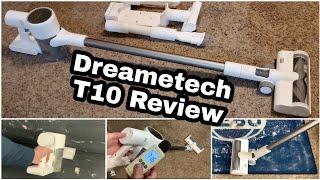 Dreametech Dreame T10 Cordless Stick Vacuum Review Demo & Maintenance Tips