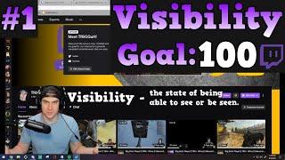 How To Get Your First 100 Twitch Viewers -  (Visibility)