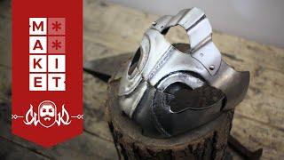 Viking Draugr Skull Mask - Part 1 - Cutting and Shaping the Steel