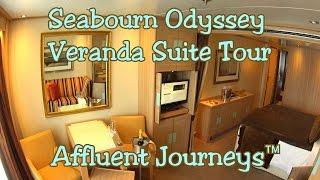 Seabourn Odyssey Veranda Suite Tour in 1080p