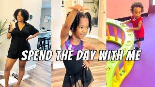 SPEND THE DAY WITH US:  night routine + baby class + clean with me