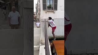 Speed Became Spiderman In Italy 