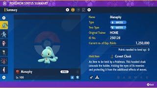 Manaphy - Solo - 7 Star Skeledirge Raid - Pokemon Scarlet/Violet