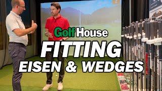 Fitting bei Golf House | Eisen 18 Meter weiter | KW GOLF